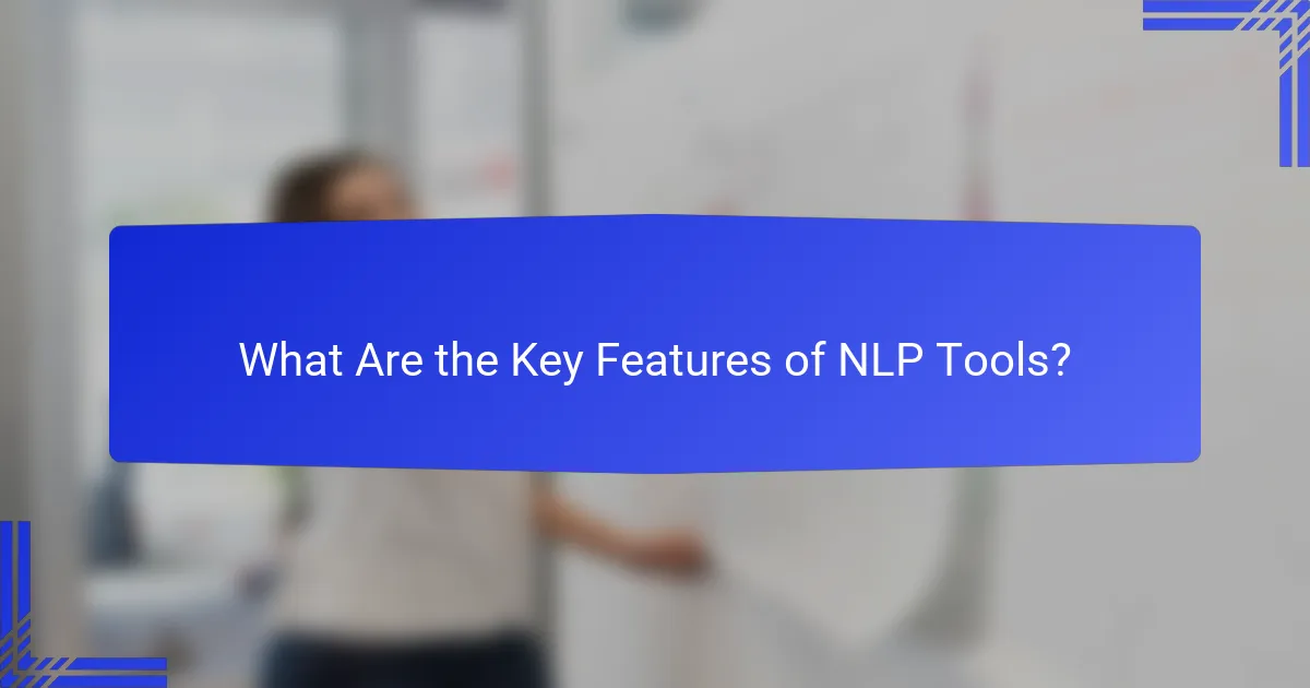 What Are the Key Features of NLP Tools?